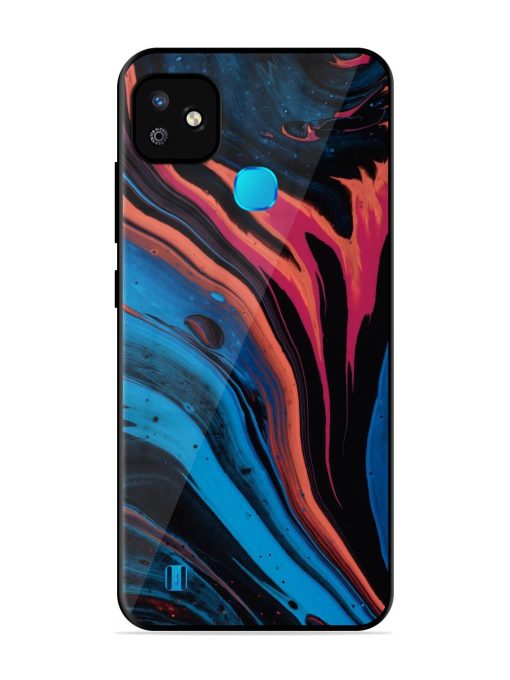 Liquefied Art Glossy Metal TPU Phone Cover for Infinix Smart Hd (2021) Zapvi