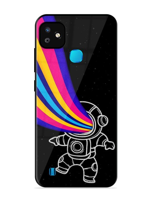 Astronaut Glossy Metal TPU Phone Cover for Infinix Smart Hd (2021) Zapvi