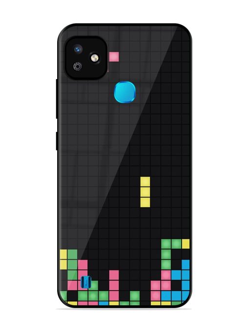 Square Game Glossy Metal TPU Phone Cover for Infinix Smart Hd (2021) Zapvi