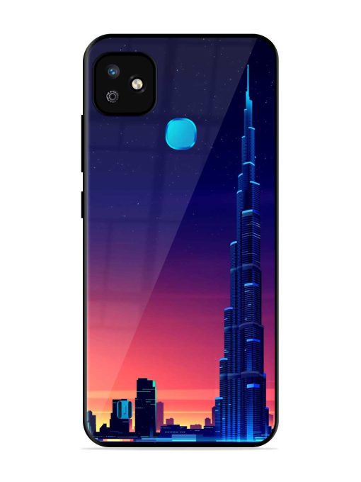 Burj Khalifa Abstract Glossy Metal Phone Cover for Infinix Smart Hd (2021) Zapvi