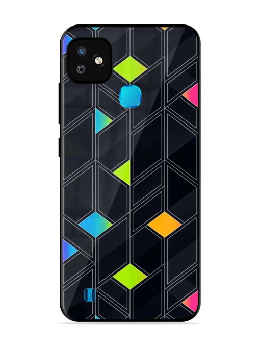 Abstract Mosaic Seamless Glossy Metal Phone Cover for Infinix Smart Hd (2021) Zapvi