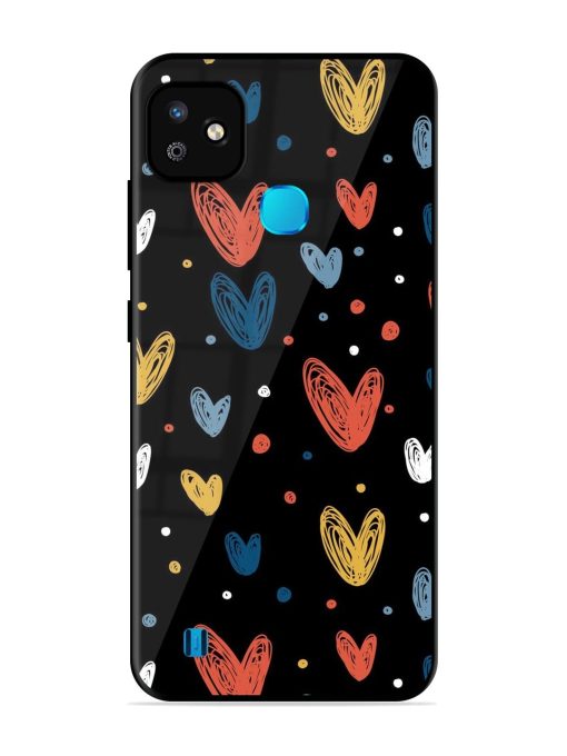 Happy Valentines Day Glossy Metal TPU Phone Cover for Infinix Smart Hd (2021) Zapvi