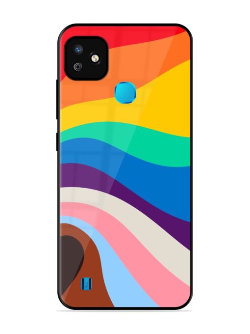 Minimal Pride Art Glossy Metal Phone Cover for Infinix Smart Hd (2021)