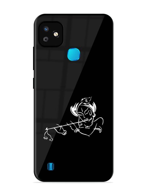 Krishna Flute Glossy Metal Phone Cover for Infinix Smart Hd (2021) Zapvi