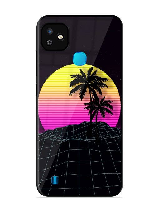 Coconut Vector Glossy Metal Phone Cover for Infinix Smart Hd (2021) Zapvi