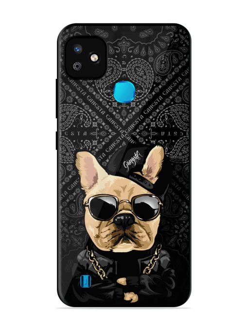 Gangsta Cool Sunmetales Dog Glossy Metal Phone Cover for Infinix Smart Hd (2021) Zapvi