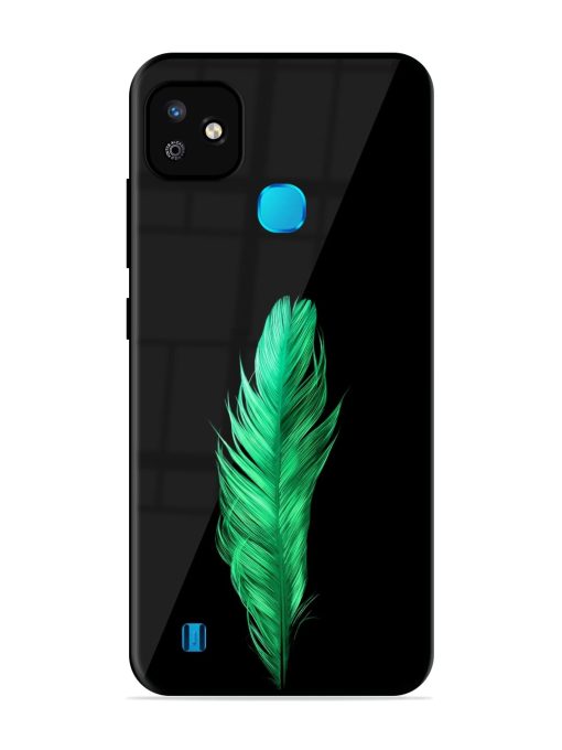 Feather Texture Glossy Metal Phone Cover for Infinix Smart Hd (2021)