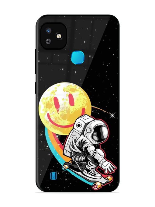 Astronaut Art Glossy Metal Phone Cover for Infinix Smart Hd (2021) Zapvi