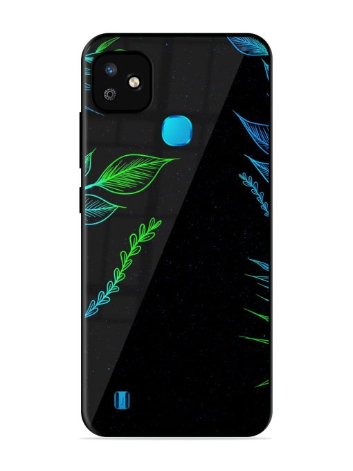 Aesthetic Neon Glossy Metal Phone Cover for Infinix Smart Hd (2021) Zapvi