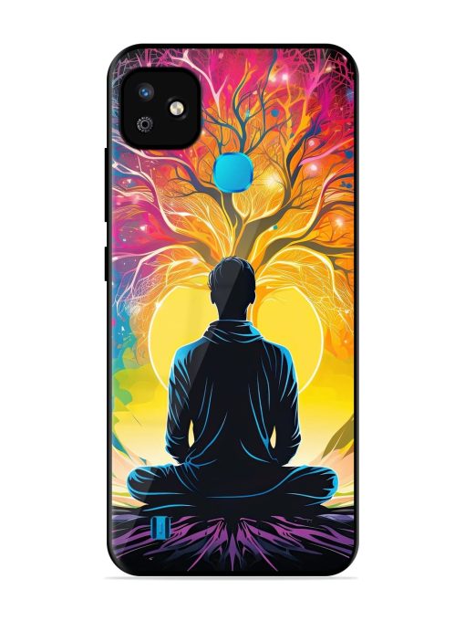 Mind Colourful Glossy Metal Phone Cover for Infinix Smart Hd (2021) Zapvi