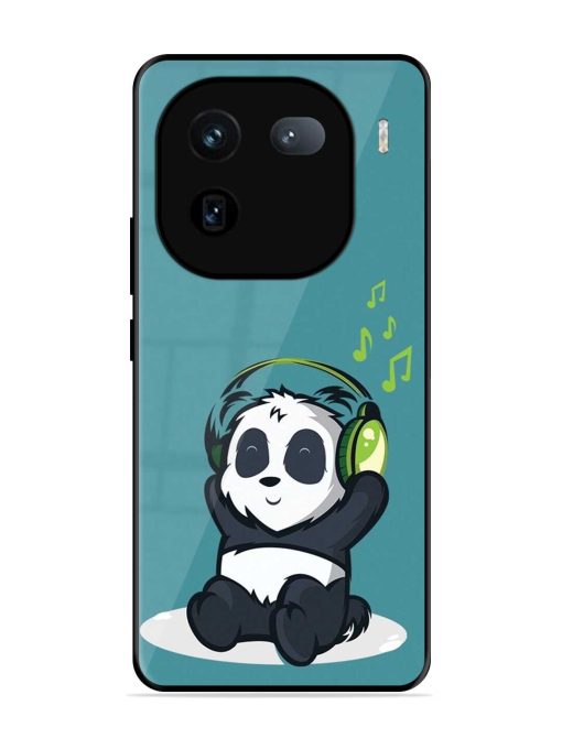 Music Panda Glossy Metal Phone Cover for Iqoo 12 (5G) Zapvi