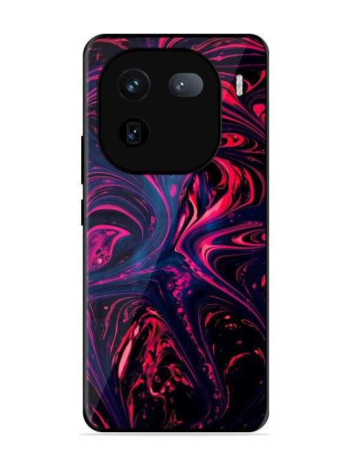 Abstract Background Glossy Metal Phone Cover for Iqoo 12 (5G)