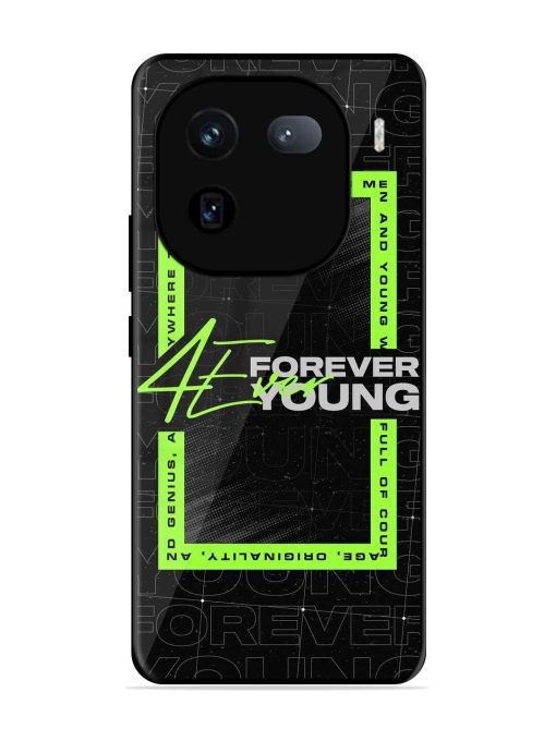 Forever Young Glossy Metal Phone Cover for Iqoo 12 (5G) Zapvi