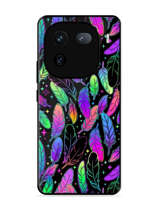 Bright Multi Colored Seamless Glossy Metal Phone Cover for Iqoo 12 (5G) Zapvi