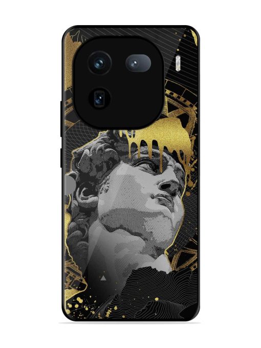 Roman Face Glossy Metal Phone Cover for Iqoo 12 (5G) Zapvi