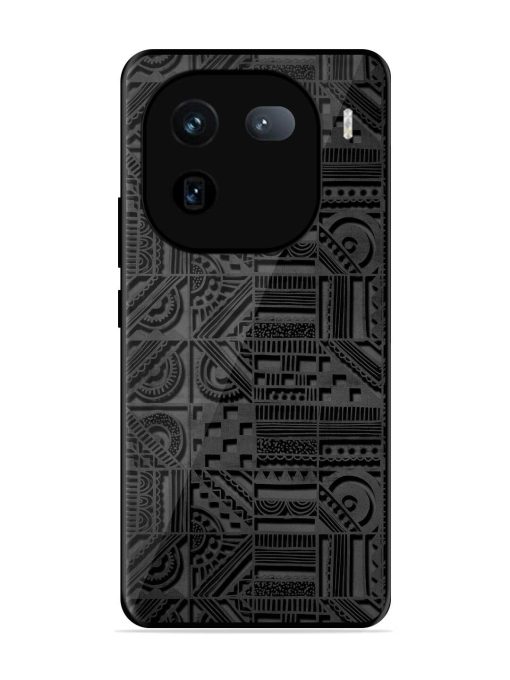 Seamless Pattern Glossy Metal Phone Cover for Iqoo 12 (5G) Zapvi