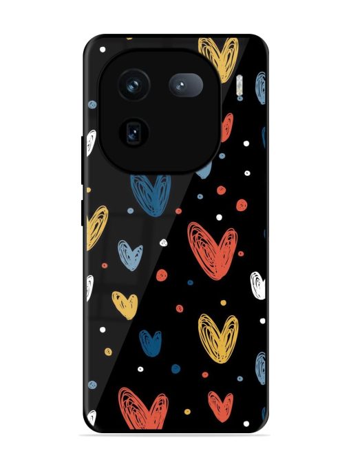 Happy Valentines Day Glossy Metal TPU Phone Cover for Iqoo 12 (5G) Zapvi