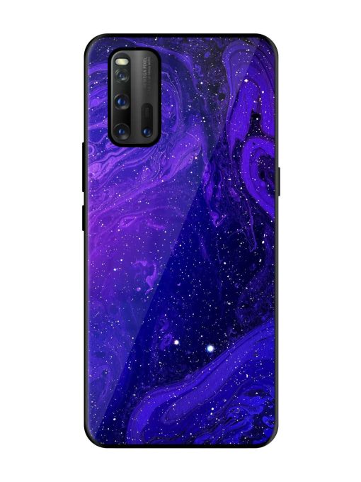 Galaxy Acrylic Abstract Art Glossy Metal Phone Cover for Iqoo 3 Zapvi