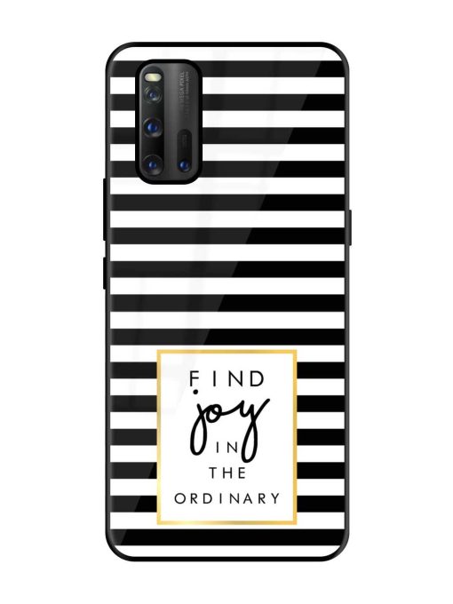 Slogan Print On Glossy Metal Phone Cover for Iqoo 3 Zapvi