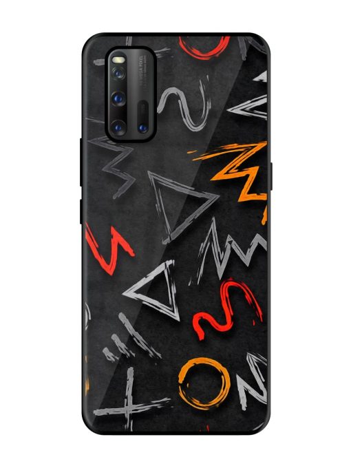 Grungy Graffiti Glossy Metal Phone Cover for Iqoo 3 Zapvi