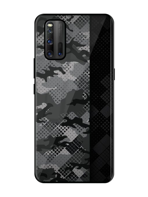 Dark Camouflage Glossy Metal Phone Cover for Iqoo 3 Zapvi