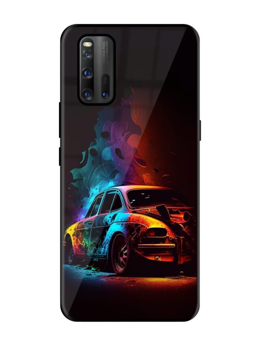 High Classic Car Art Glossy Metal Phone Cover for Iqoo 3 Zapvi