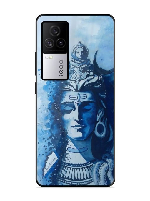 Shiv Art Glossy Metal Phone Cover for Iqoo 7 Legend (5G)