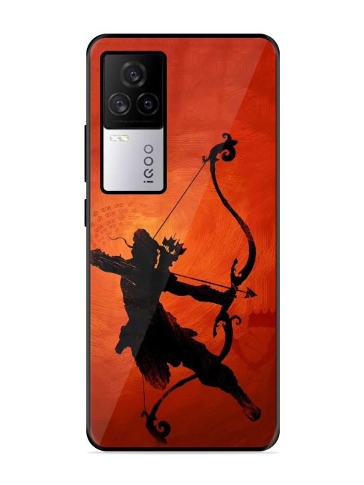 Illustration Lord Rama Glossy Metal Phone Cover for Iqoo 7 Legend (5G) Zapvi