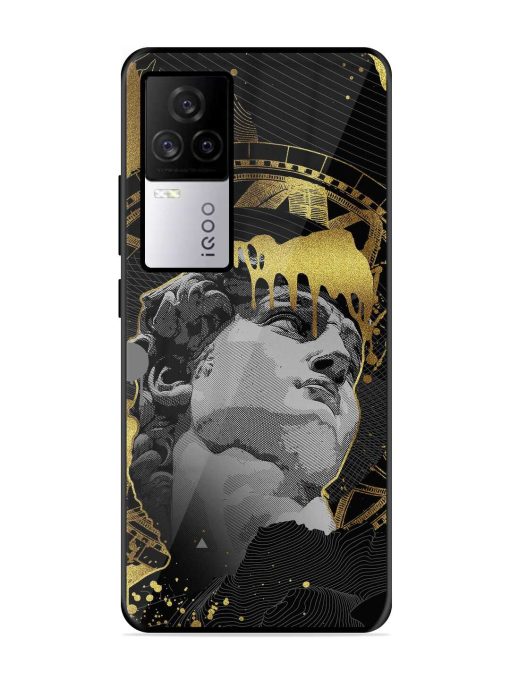 Roman Face Glossy Metal Phone Cover for Iqoo 7 Legend (5G) Zapvi