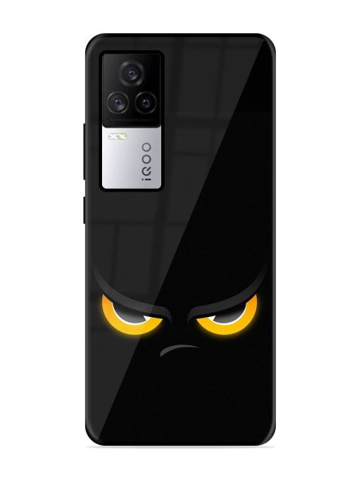 Scary Yellow Eye Glossy Metal TPU Phone Cover for Iqoo 7 Legend (5G) Zapvi