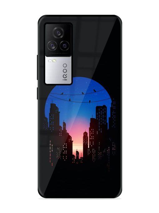 Minima City Vibe Glossy Metal Phone Cover for Iqoo 7 Legend (5G) Zapvi