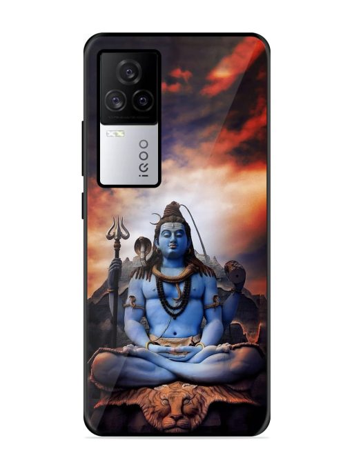 Jai Jai Shiv Glossy Metal Phone Cover for Iqoo 7 Legend (5G) Zapvi