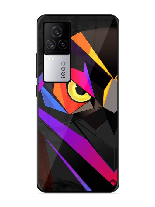 Wpap Owl Glossy Metal Phone Cover for Iqoo 7 Legend (5G) Zapvi