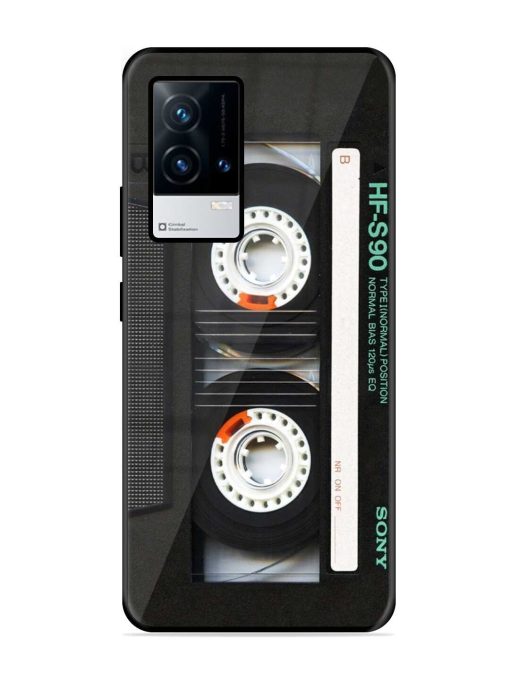 Sony Hf-S90 Cassette Glossy Metal Phone Cover for Iqoo 8