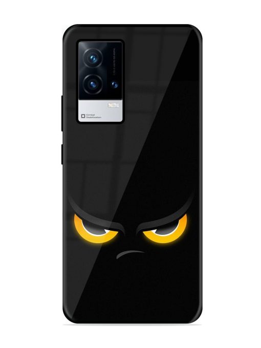 Scary Yellow Eye Glossy Metal TPU Phone Cover for Iqoo 8 Zapvi