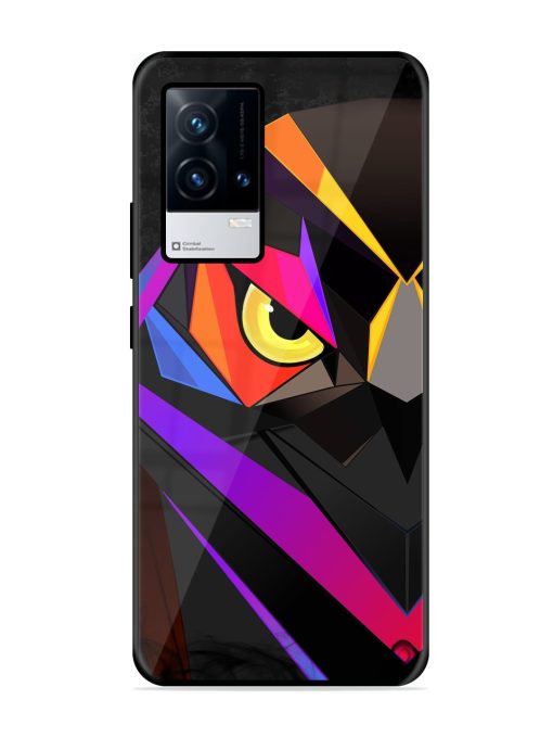 Wpap Owl Glossy Metal Phone Cover for Iqoo 8 Zapvi