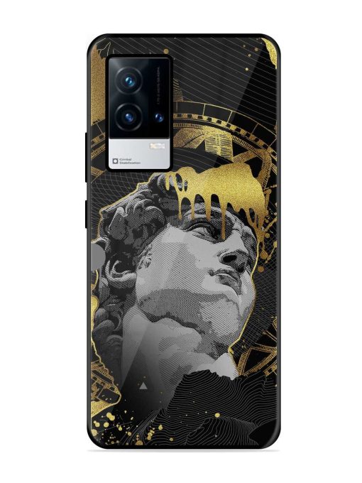 Roman Face Glossy Metal Phone Cover for Iqoo 9 (5G) Zapvi