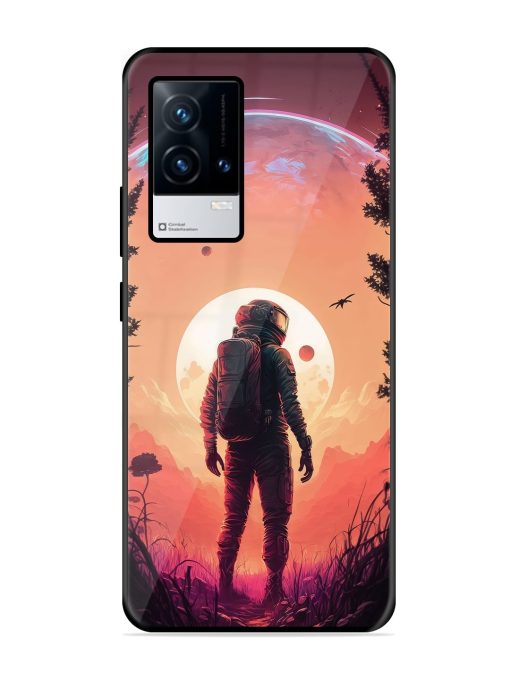 Red Sky At Morning Glossy Metal Phone Cover for Iqoo 9 (5G)