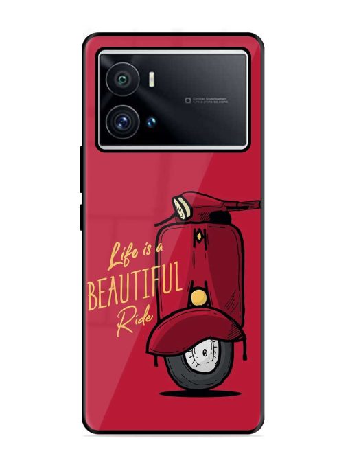 Life Is Beautiful Rides Glossy Metal Phone Cover for Iqoo 9 Pro