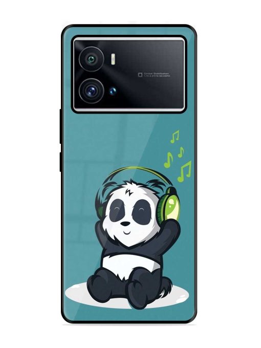 Music Panda Glossy Metal Phone Cover for Iqoo 9 Pro