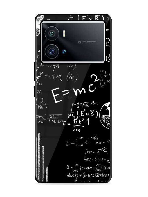 E=Mc2 Mass?Energy Equivalence Glossy Metal Phone Cover for Iqoo 9 Pro Zapvi