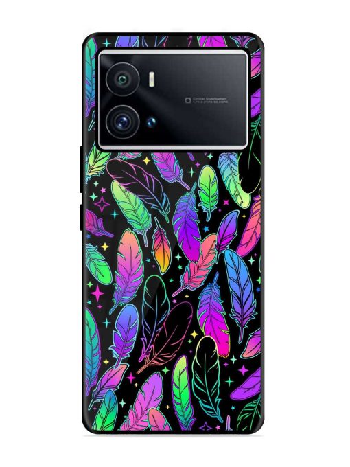 Bright Multi Colored Seamless Glossy Metal Phone Cover for Iqoo 9 Pro