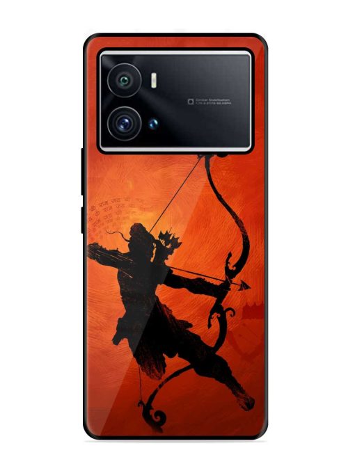 Illustration Lord Rama Glossy Metal Phone Cover for Iqoo 9 Pro