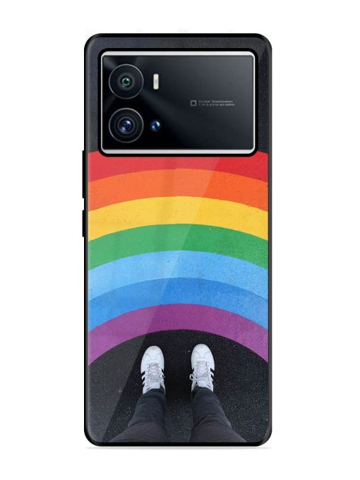 Legs Rainbow Glossy Metal TPU Phone Cover for Iqoo 9 Pro Zapvi