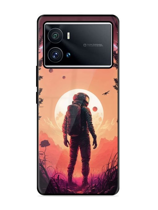 Red Sky At Morning Glossy Metal Phone Cover for Iqoo 9 Pro Zapvi