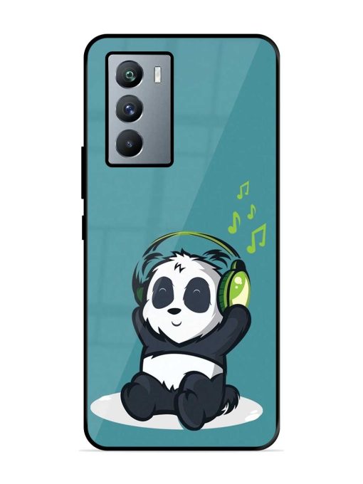 Music Panda Glossy Metal Phone Cover for Iqoo 9 Se (5G) Zapvi