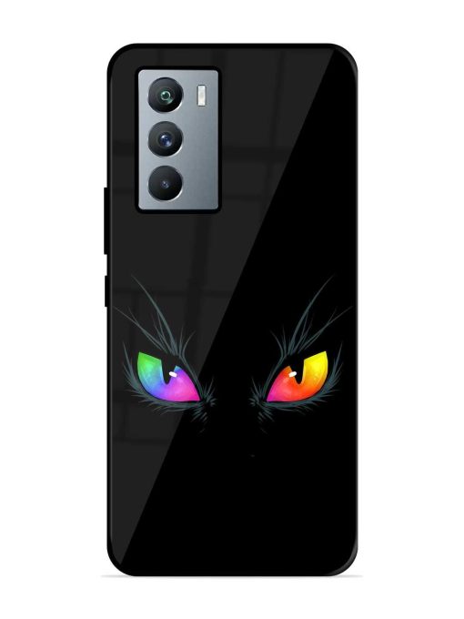 Cat Eyes Glossy Metal Phone Cover for Iqoo 9 Se (5G) Zapvi