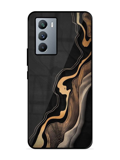 Abstract Art Glossy Metal TPU Phone Cover for Iqoo 9 Se (5G) Zapvi