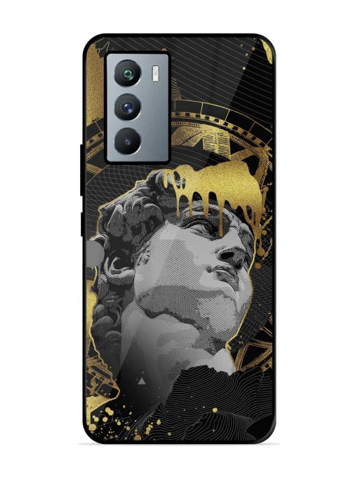 Roman Face Glossy Metal Phone Cover for Iqoo 9 Se (5G)