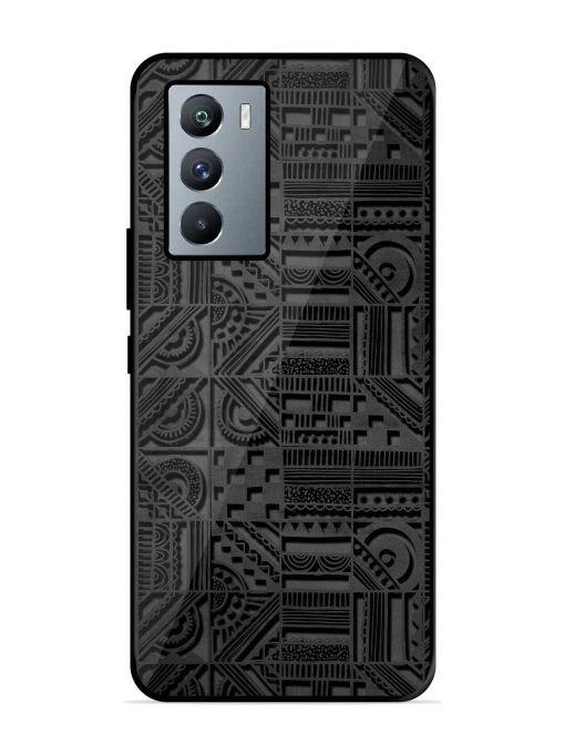 Seamless Pattern Glossy Metal Phone Cover for Iqoo 9 Se (5G) Zapvi